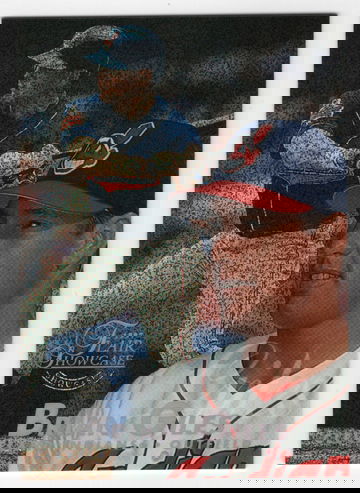 1997 FLAIR SHOWCASE ROW 0 BRIAN GILES # 65