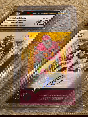 2020 Chronicles Gridiron Kings Signatures  Antonio Gibson /149!