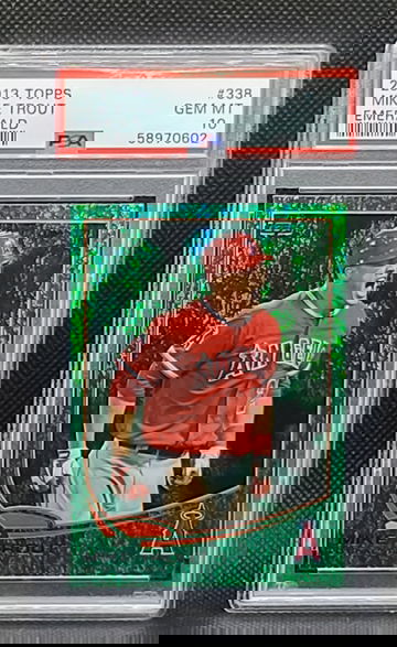 2013 Mike Trout Emerald PSA 10