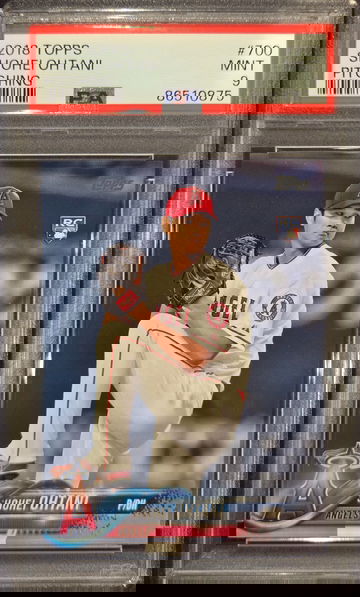 2018 Topps Shohei Ohtani Pitching PSA 9