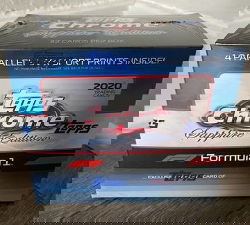2020 Topps Chrome Sapphire Formula One Box