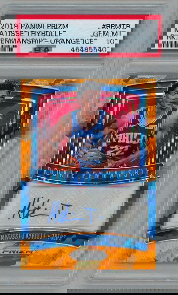 MATISSE THYBULLE 2019 PRIZM ORANGE ICE 