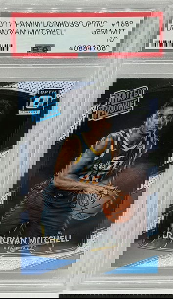 Donovan Mitchell 2017 Donruss Optic PSA 10