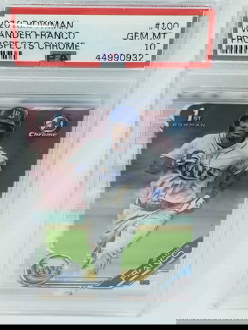 2019 bowman chrome wander franco psa 10