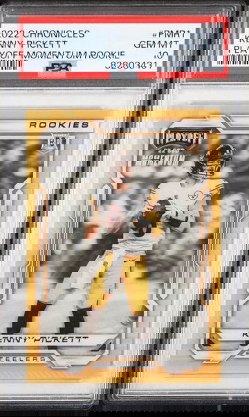 2022 Chronicles Playoff Momentum Kenny Pickett RC #PMR-1 Steelers - PSA 10