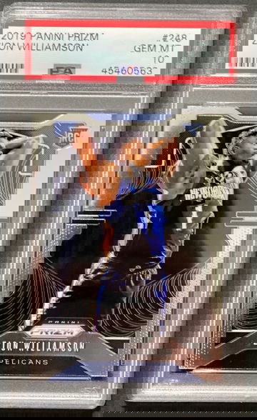 2019 Panini Prizm Zion Williamson PSA 10 
