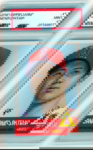 2018 Topps Living #7 Shohei Ohtani PSA 9 MINT!