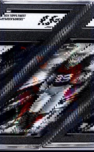 2024 Topps Finest #82 Brock Bowers SGC 9.5