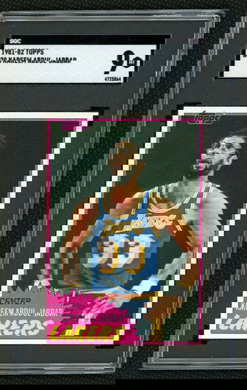 1981-82 Kareem Abdul-Jabbar Topps #20 SGC 9 Mint