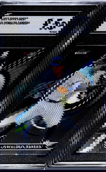 2023 Topps Finest #41 Oswaldo Cabrera SGC 9.5