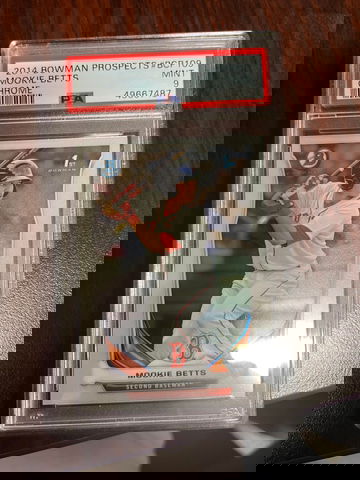 2014 Bowman Chrome Mookie Betts PSA 9