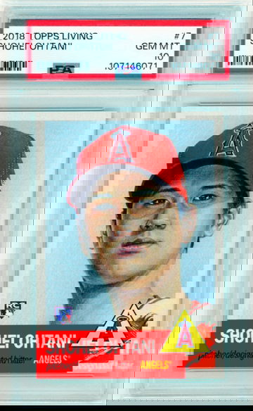 2018 Topps Living #7 Shohei Ohtani PSA 10 GEM MINT!