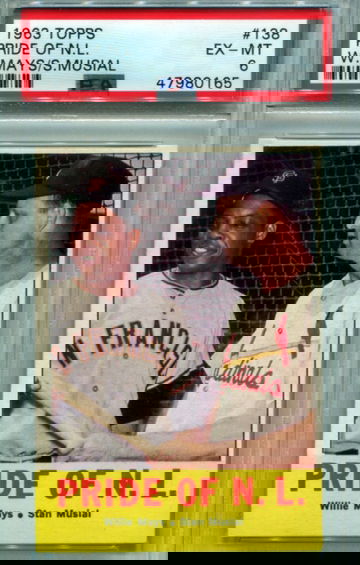 1963 Pride of N.L. Mays & Musial #138 PSA 6