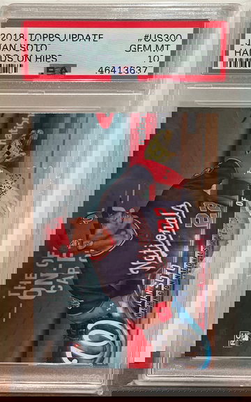 2018 Topps update Photo Variation Juan Soto PSA 10