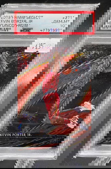 2019 Select Kevin Porter Jr Red Disco Courtside /49 Pop 4 PSA 10