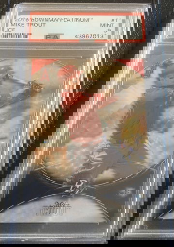 Mike Trout 2016 BP Ice