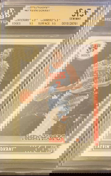 2021-22 Panini NBA Hoops Kevin Durant #87 - Graded BGS 9.5 Gem Mint Card MT 🏀