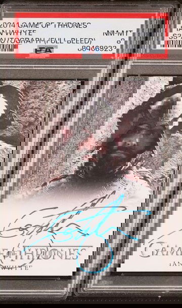 2014 Game of Thrones Ian Whyte S3 Auto (Full Bleed) PSA 8 [NS-1B.2]