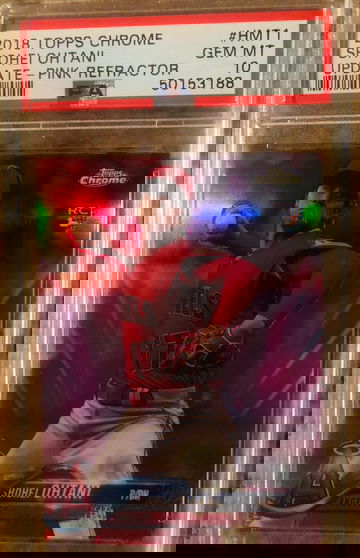 2018 Topps Chrome Update Shohei  Ohtani RC Pink Refractor PSA 10 