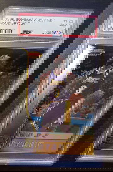 1996 Bowman's Best Kobe Bryant RC R23 PSA 9