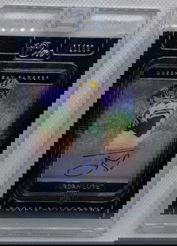 2020 Panini One Football Jordan Love Rookie Autographs Shadowbox /99