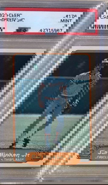 1982 Fleer #176 Cal Ripken Jr. PSA 9 rookie