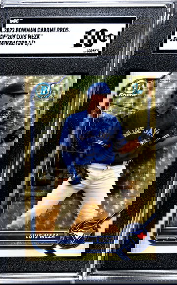 Luis Meza Superfractor 1/1 BCP-209 2022 Bowman Chrome