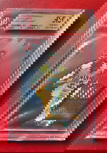 2011 Fleer Retro A Cut Above Lebron James BGS 9.5 