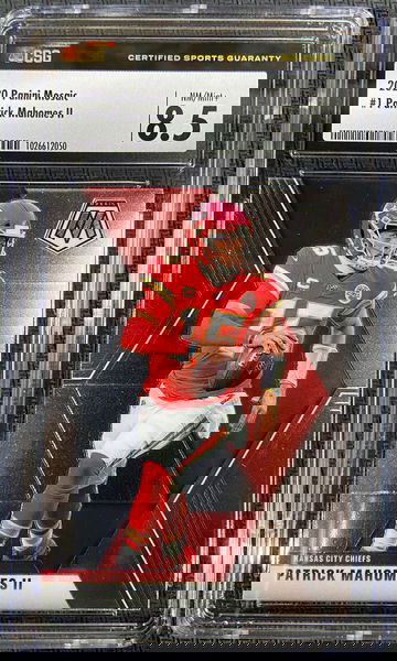 2020 Panini Mosaic Patrick Mahomes CSG 8.5