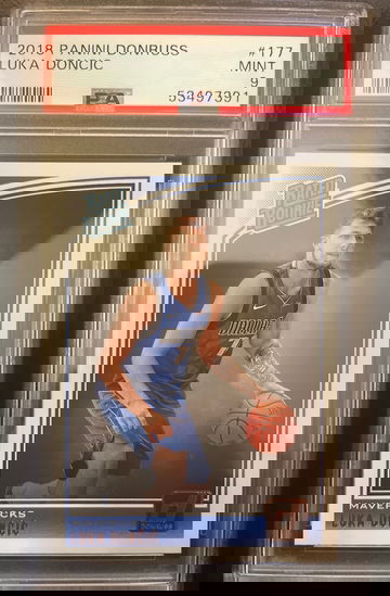 2018 donruss Luka Doncic rated rookie PSA 9