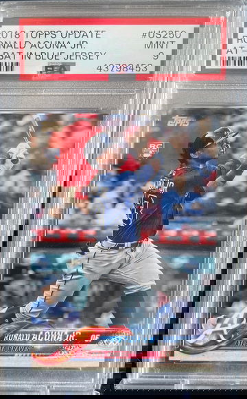 2018 Ronald Acuna Topps Update PSA 9