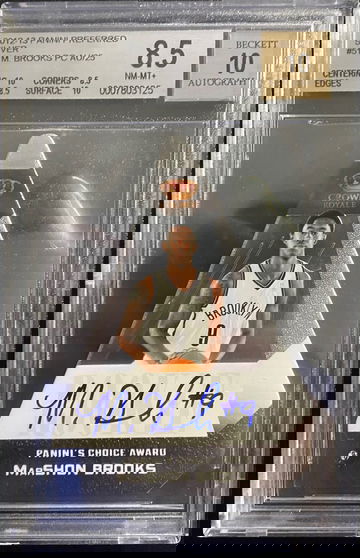 2012 Panini Preferred Silver #511 Marshon Brooks 1/25 BGS 8.5 / Auto 10