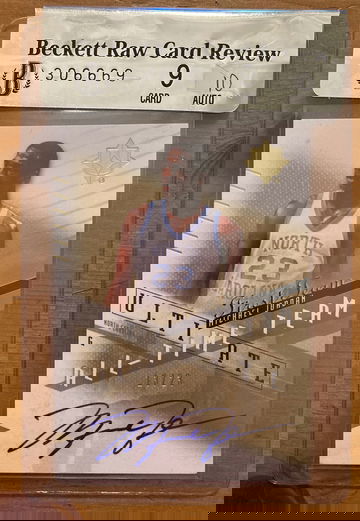 Michael Jordan Auto BGS RCR 9.5 /23