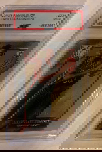 2013 elite Giannis antetokounmpo Psa 9 mint 