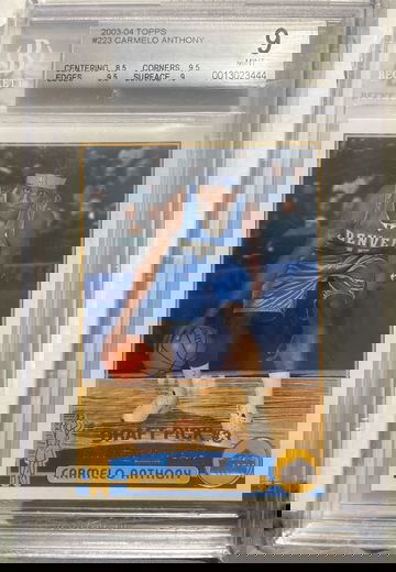2003 Carmelo Anthony Topps #223 Rookie BGS 9