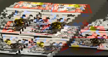 2020-21 Topps Chrome Champion's League Blaster Box Lot of 5
