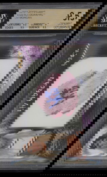 Liv Morgan 2018 Topps WWE Kiss Autographs BGS 9.5