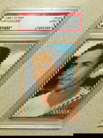 1962 Topps #568 Jim Golden PSA 9 MINT COLTS