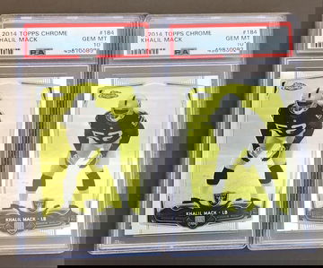 (2) 2014 Topps Chrome Khalil Mack