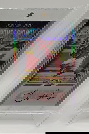 2017 Panini Contenders Super Bowl 53 Contenders Tyreek Hill Prizm Auto #SB-20 /25