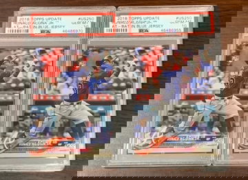 (2) 2018 Topps Update Ronald Acuna Jr. PSA 10