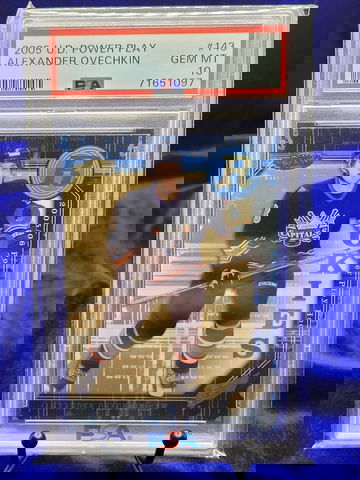 2005 UD Power Play Alexander Ovechkin Rookie PSA 10 - Tracked from Canada :)