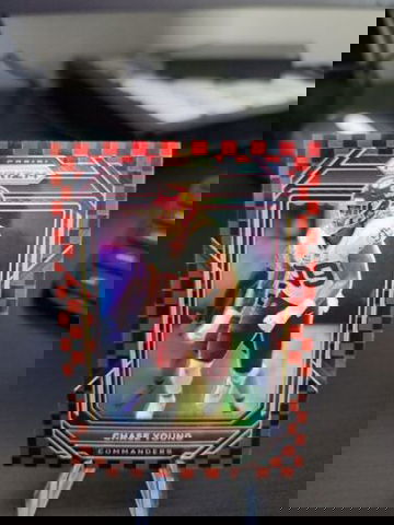 2022 Panini Prizm Chase Young Red and Black Checker Prizm SSP Washington