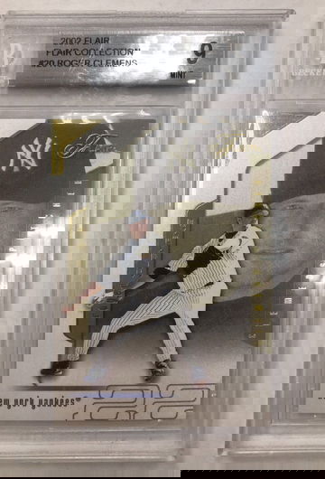 2002 Flair Roger Clemens Flair Collection BGS 9