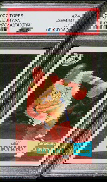 2007-08 Topps Kobe Bryant 1957/58 Variation #24 PSA 10