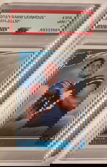 2018 Panini Donruss Josh Allen #304 PSA 9