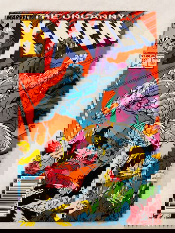 Uncanny X-Men #231 (1988) Marvel Mark Jewelers Newsstand Variant VF+