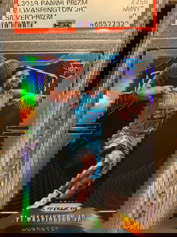 Psa 9 Pj Washington silver prizm