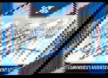 2018 Panini XR Luminous Endorsements DJ Moore #LE-7 Auto /99