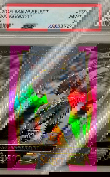 2016 Select Pink Dak Prescott Rc /15